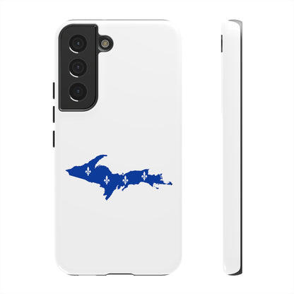 Michigan Upper Peninsula Tough Phone Case (w/ UP Quebec Flag Outline) | Samsung & Pixel Android