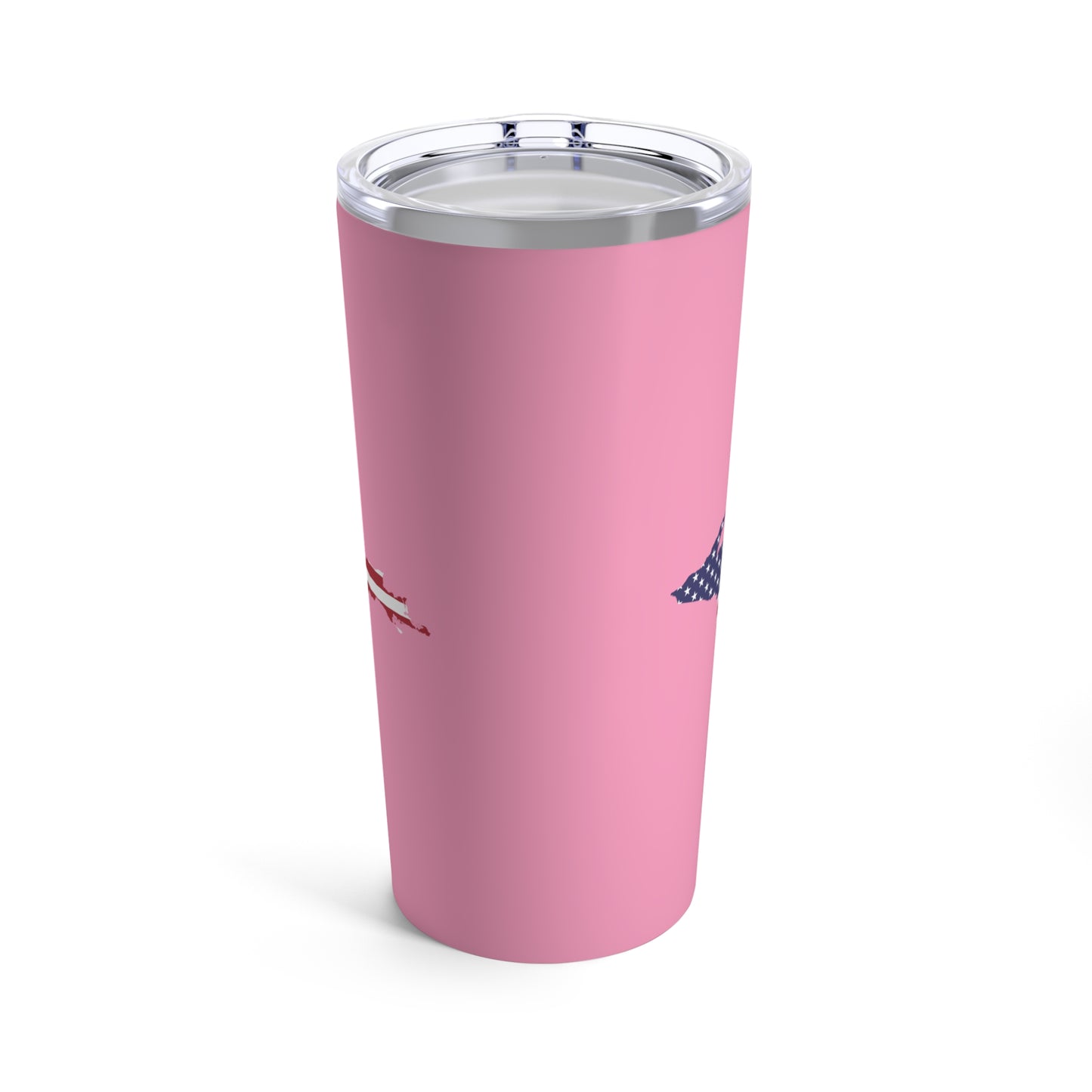 Michigan Upper Peninsula Tumbler (w/ UP USA Flag) | '67 Caddie Pink - 20oz