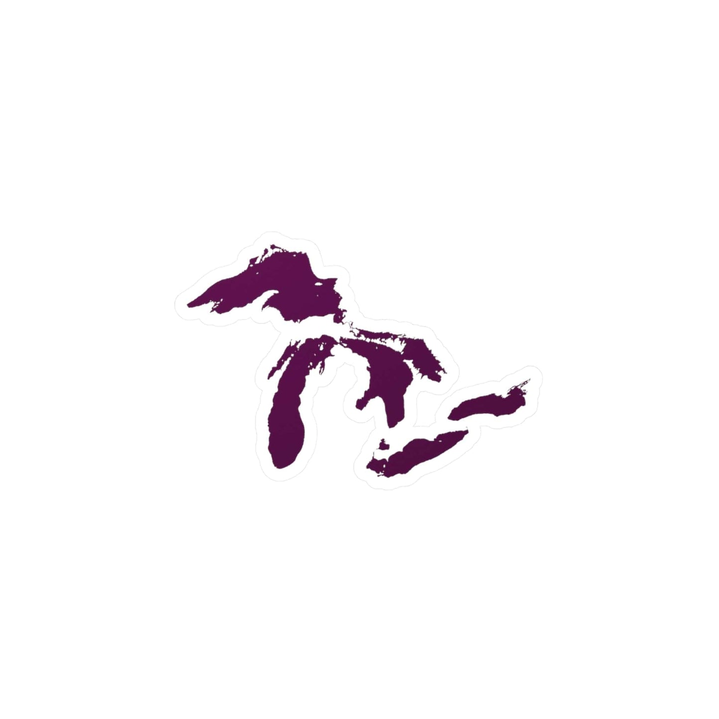 Great Lakes Kiss-Cut Windshield Decal | Tyrian Purple