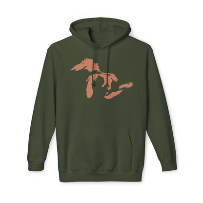 Great Lakes Ultrapremium Hoodie | Made in USA - Copper