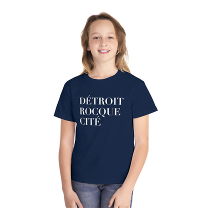 'Détroit Rocque Cité' T-Shirt | Youth Garment-Dyed