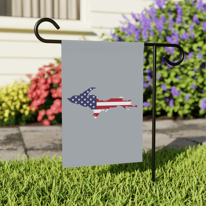 Michigan Upper Peninsula Home & Garden Flag (w/ UP USA Flag) | Silver