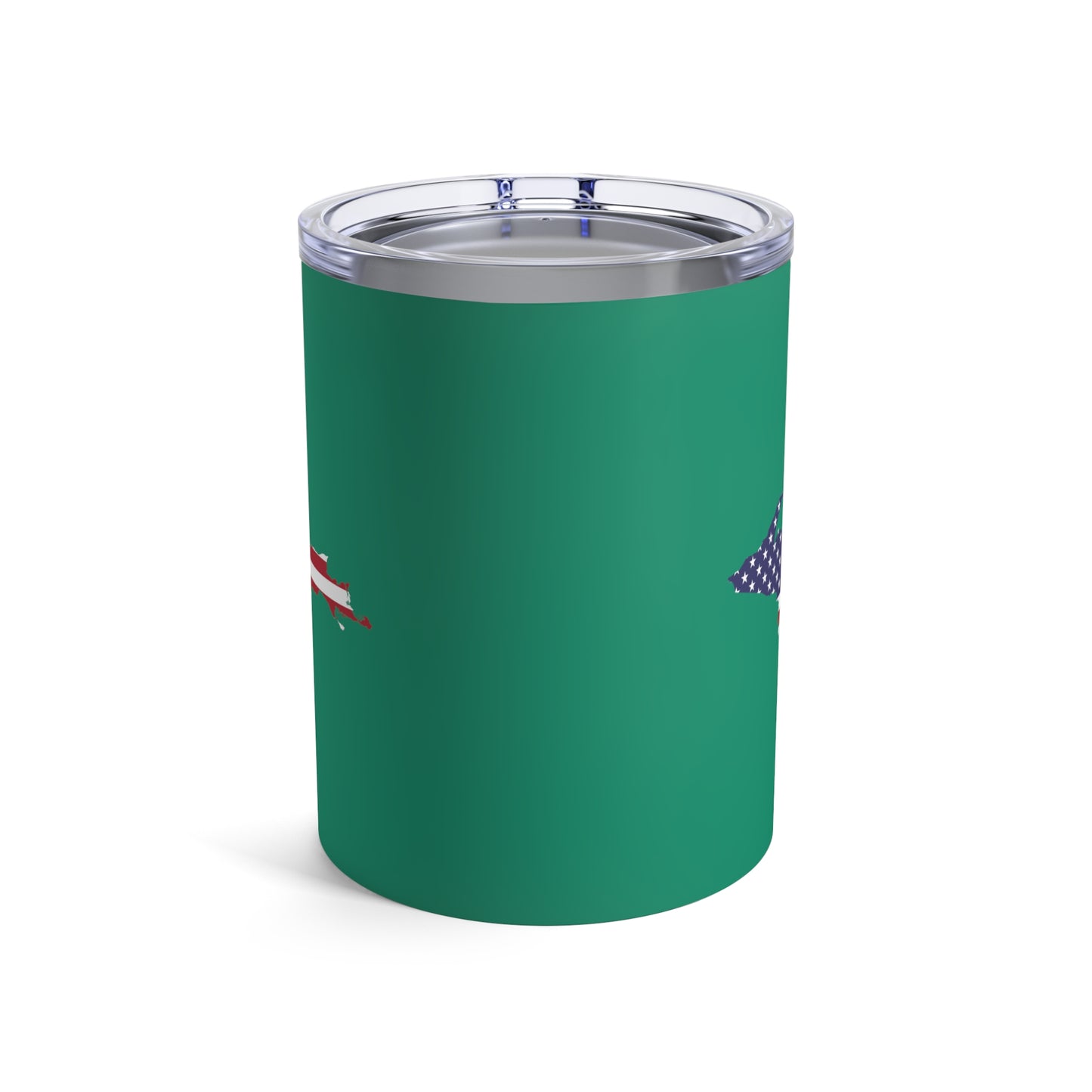 Michigan Upper Peninsula Tumbler (w/ UP USA Flag) | Emerald Green - 10oz