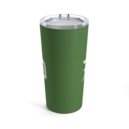 Detroit 'Old English D' Tumbler | Pine Green - 20oz