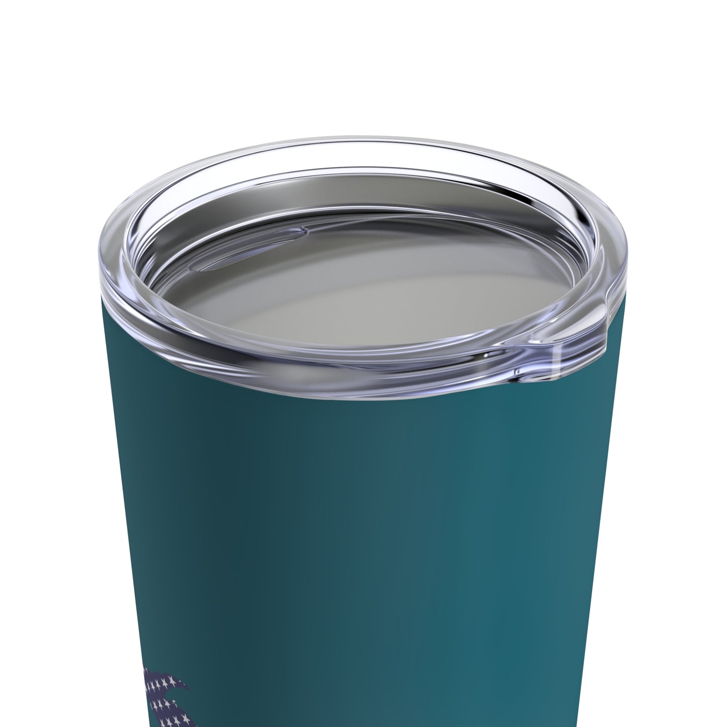 Michigan Upper Peninsula Tumbler (w/ UP USA Flag) | Auburn Hills Teal - 20oz