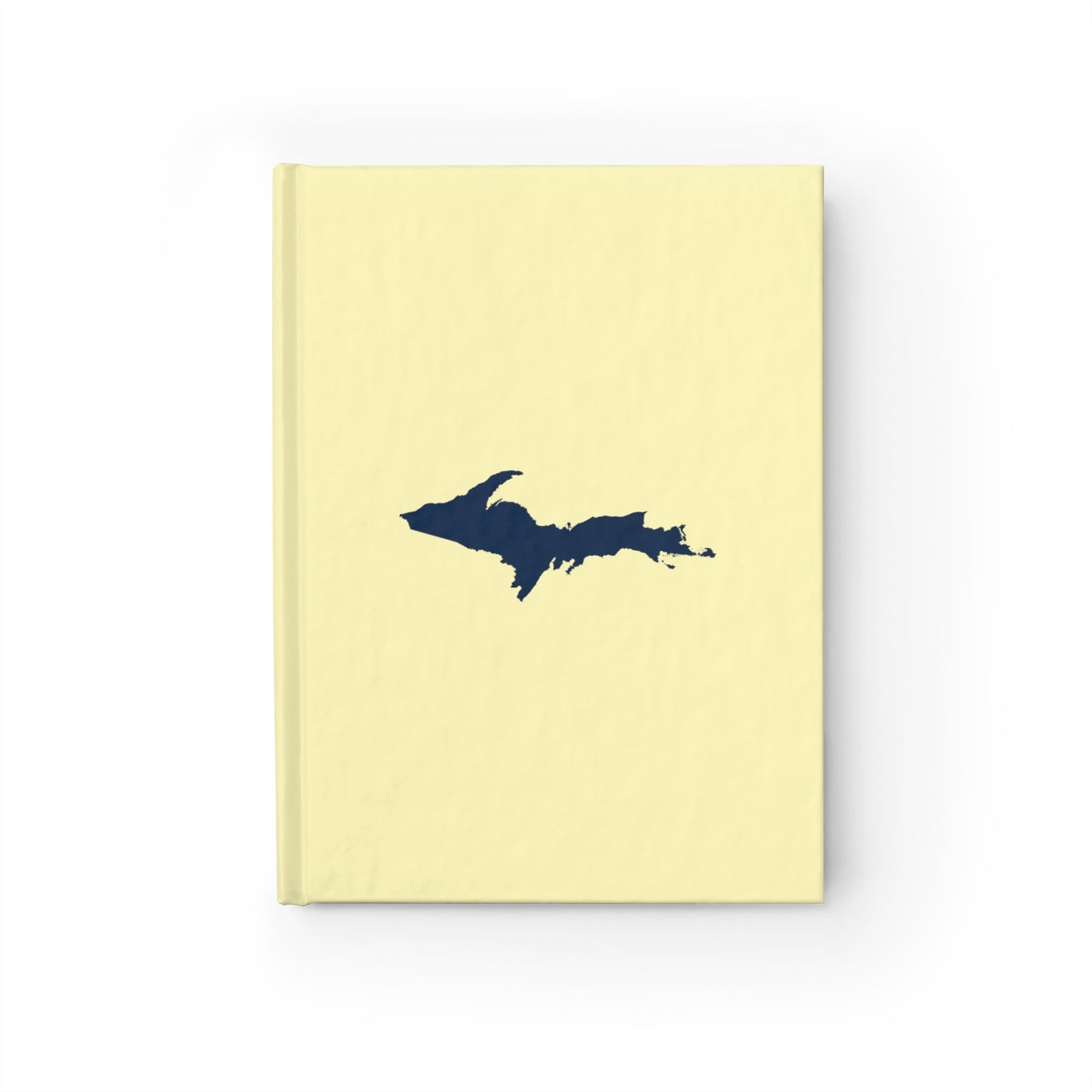 Michigan Upper Peninsula Blank Sketchbook (w/ UP Outline) | Canary Yellow