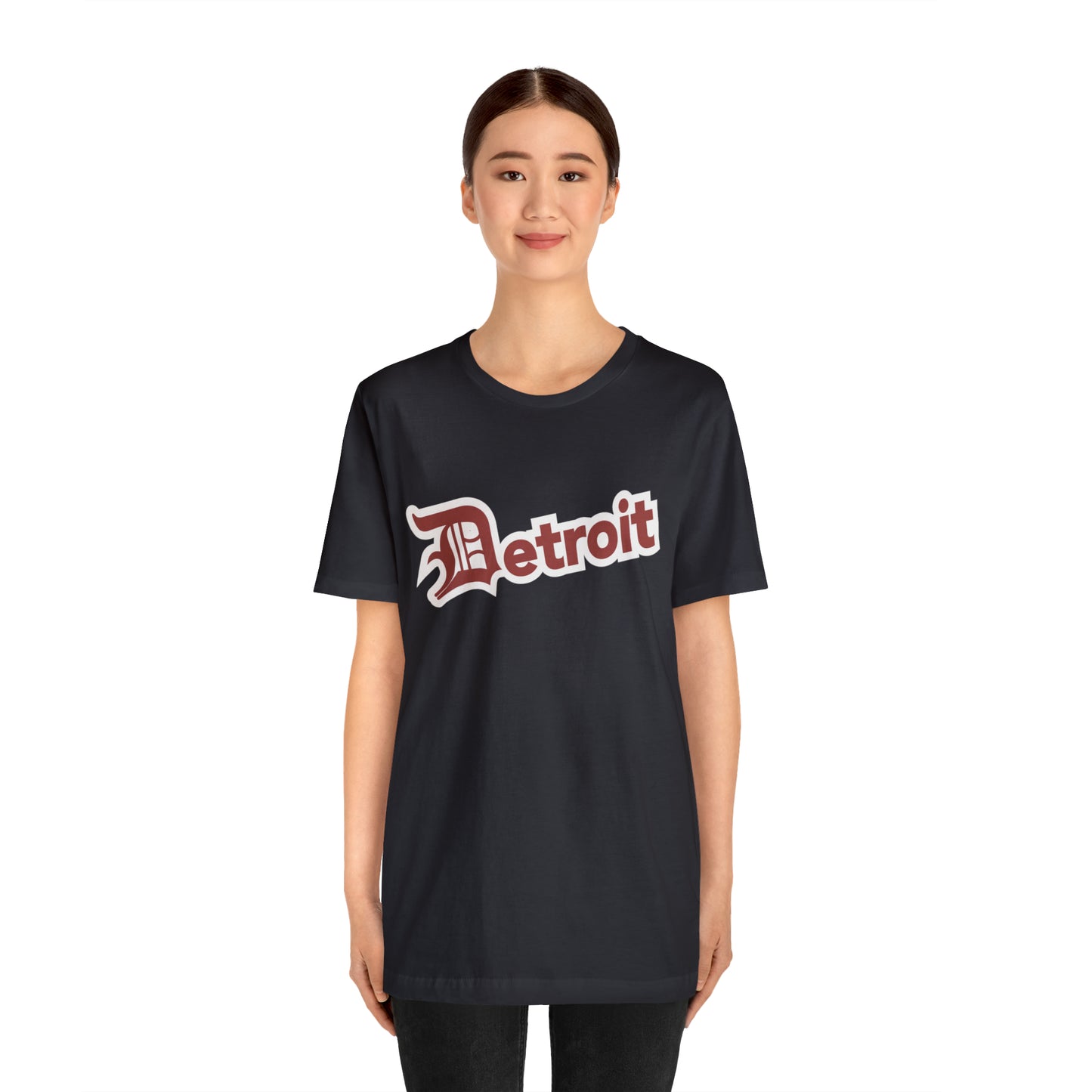 'Detroit' T-Shirt (Ore Dock Red w/ Old English 'D') | Unisex Standard