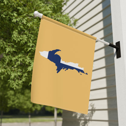 Michigan Upper Peninsula Home & Garden Flag (w/ UP Finland Flag) | Citrine