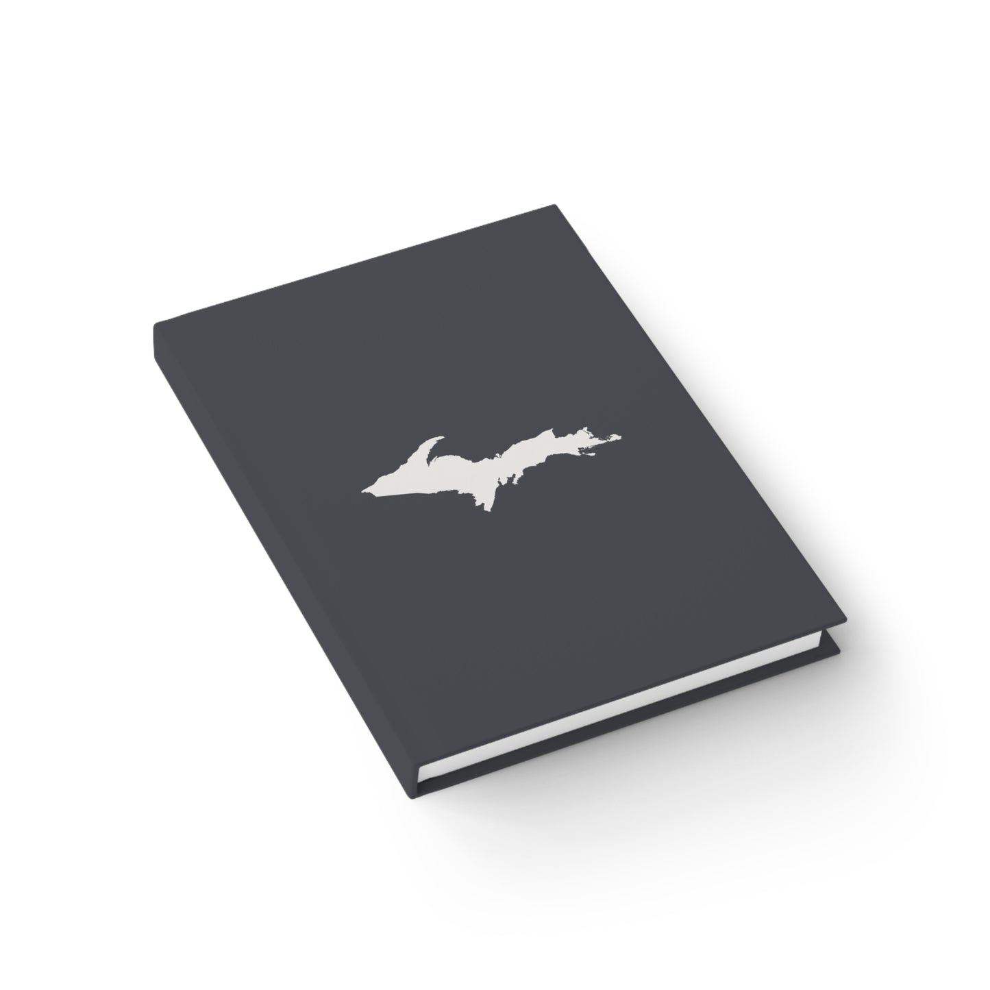 Michigan Upper Peninsula Blank Sketchbook (w/ UP Outline) | Iron Ore Grey