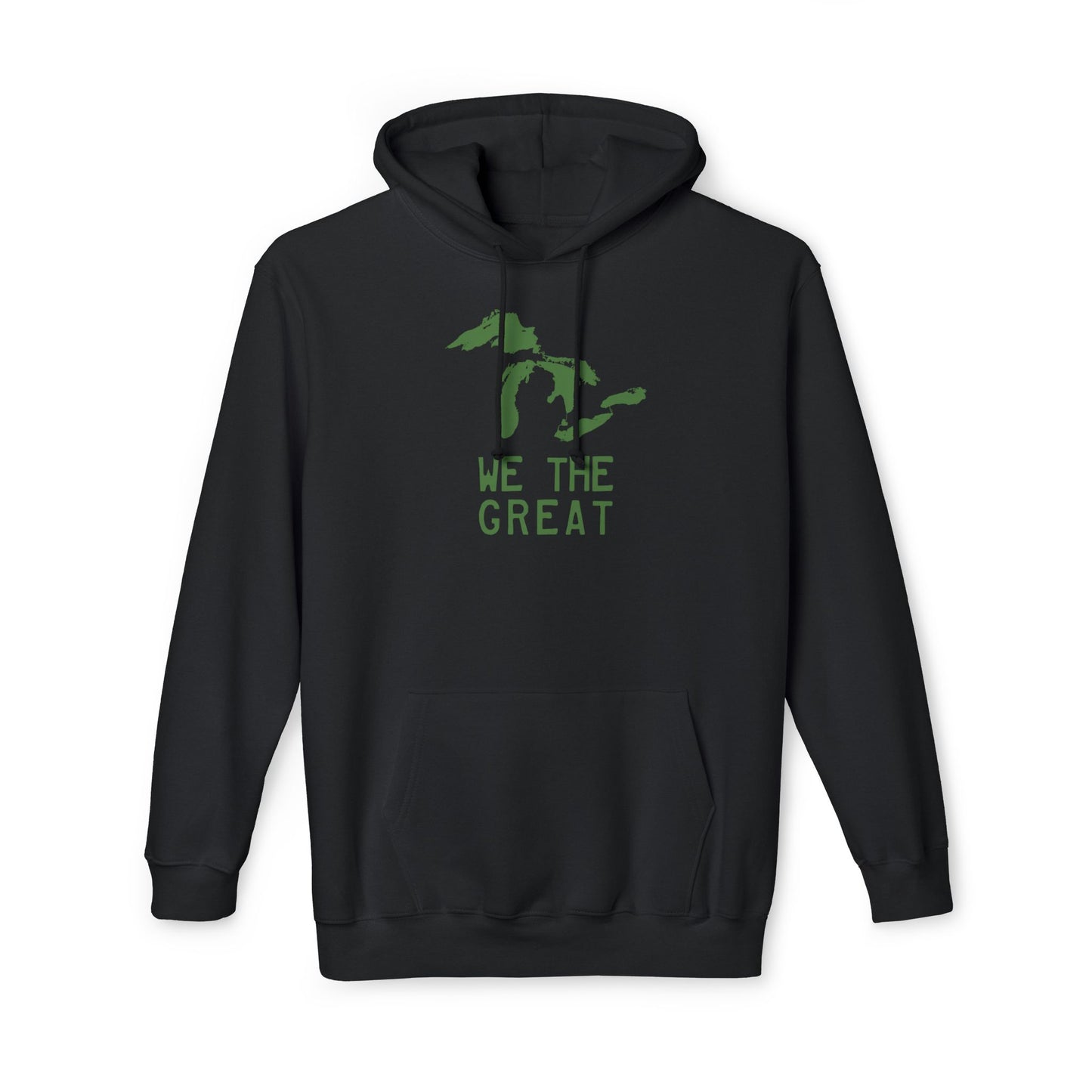 Great Lakes 'We The Great' Ultrapremium Hoodie | Made in USA - Pine Green