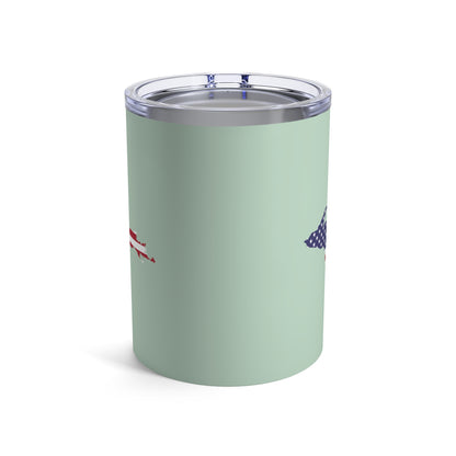 Michigan Upper Peninsula Tumbler (w/ UP USA Flag) | Sea Green - 10oz