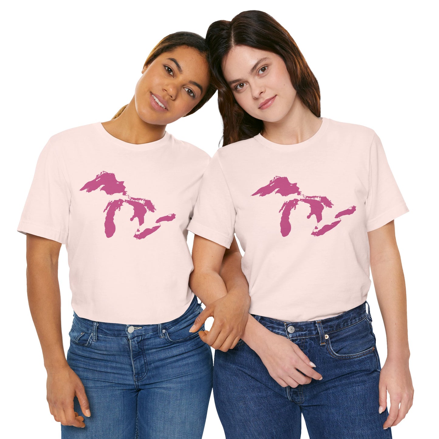 Great Lakes T-Shirt | Unisex Standard - Apple Blossom Pink