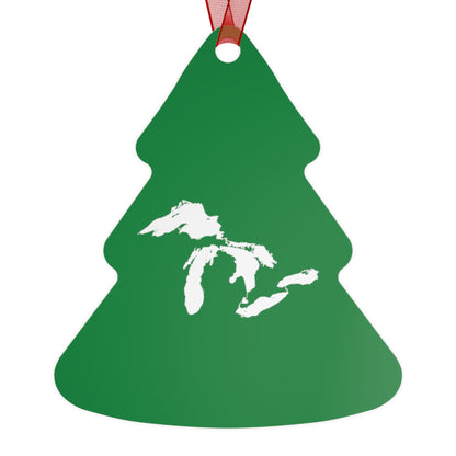 Great Lakes Christmas Ornament | Metal - Yuletide Green