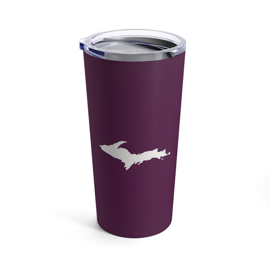 Michigan Upper Peninsula Tumbler (w/ UP Outline) | Tyrian Purple - 20oz