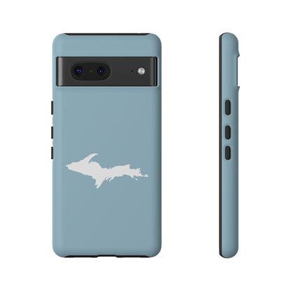 Michigan Upper Peninsula Tough Phone Case (Opal Color w/ UP Outline) | Samsung & Pixel Android