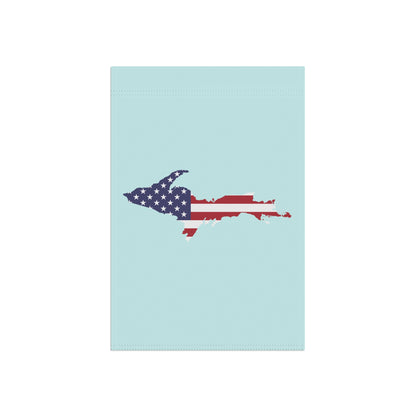 Michigan Upper Peninsula Home & Garden Flag (w/ UP USA Flag) | Cyan