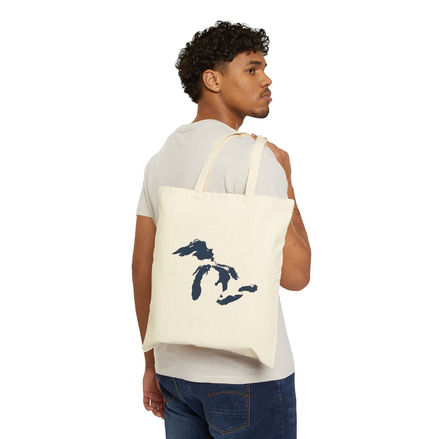 Great Lakes Light Tote Bag (Navy)