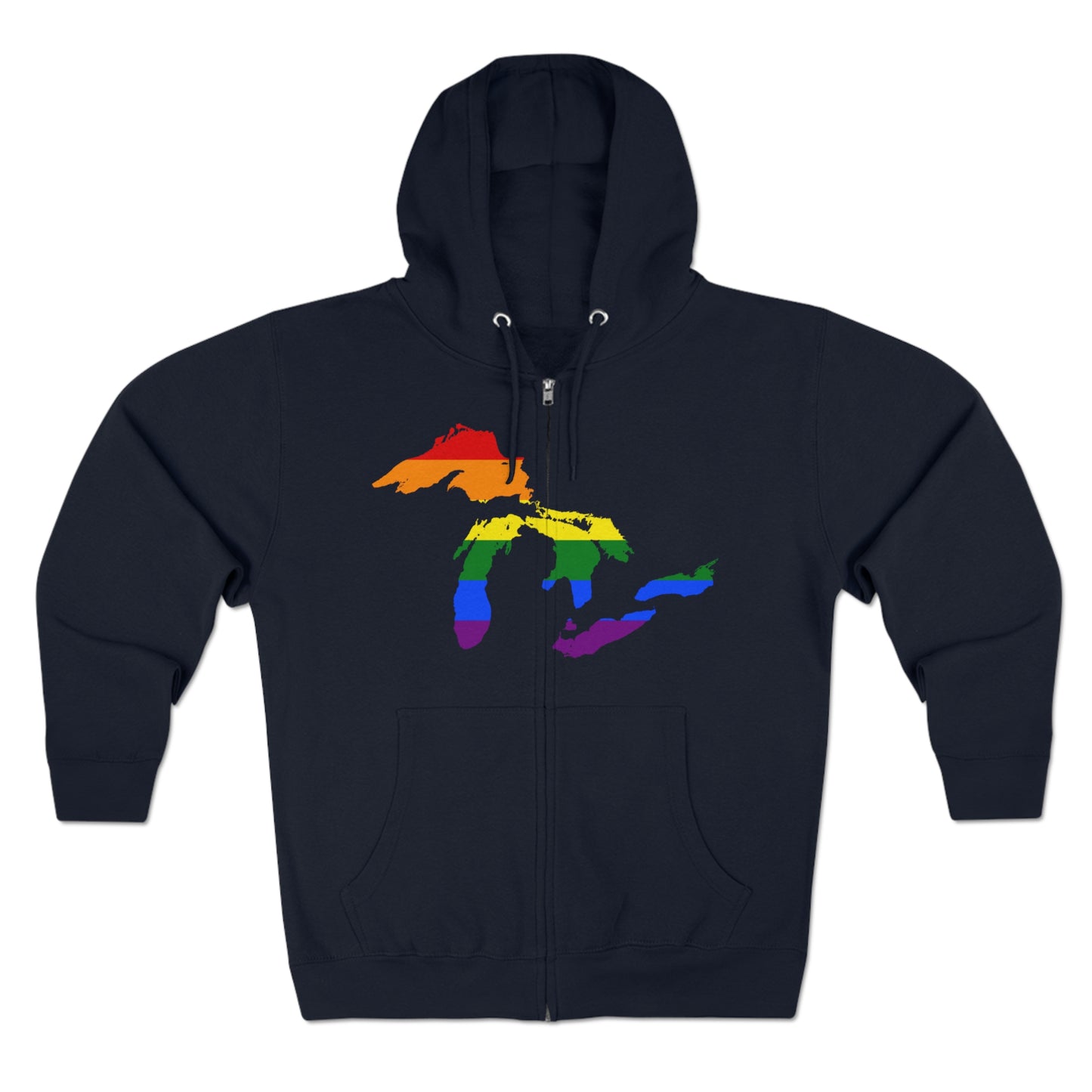 Great Lakes Hoodie (Rainbow Pride Edition) | Unisex Full Zip