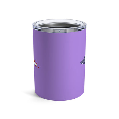 Michigan Upper Peninsula Tumbler (w/ UP USA Flag) | Lavender - 10oz