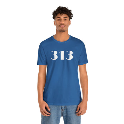 Detroit '313' T-Shirt (Art Deco Font) | Unisex Standard Fit