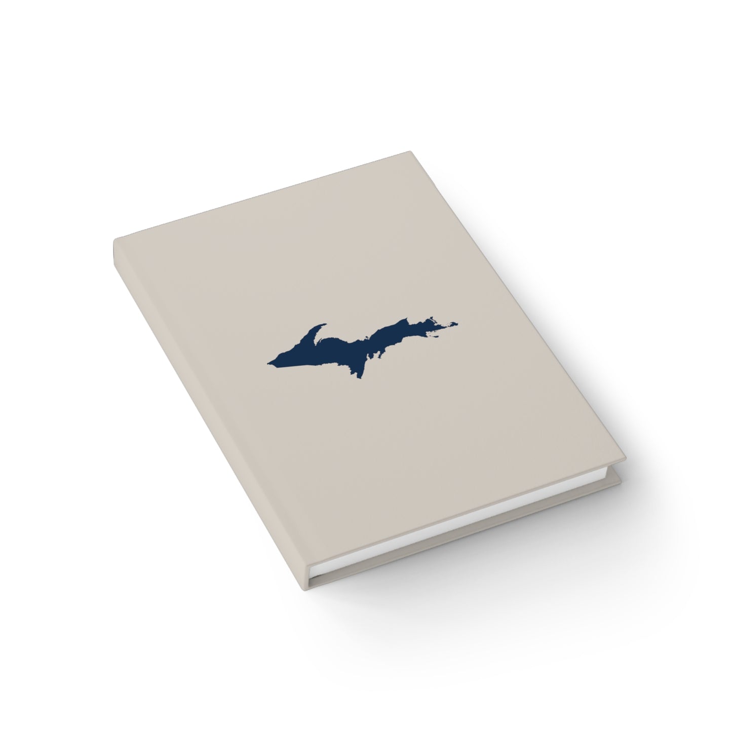 Michigan Upper Peninsula Blank Sketchbook (w/ UP Outline) | Canvas Color