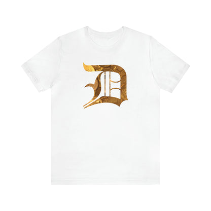 Detroit 'Old English D' T-Shirt (Gold Bullion Edition) | Unisex Standard