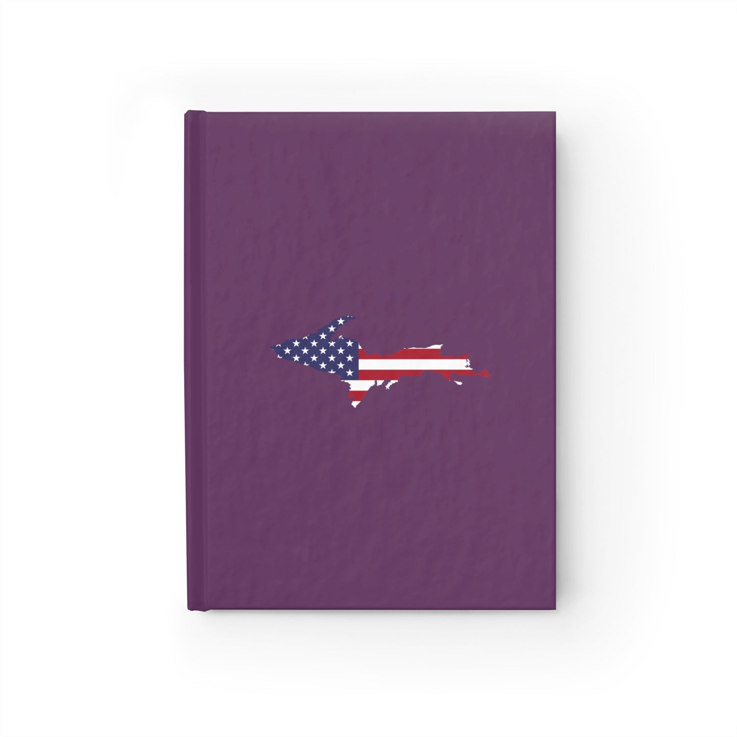 Michigan Upper Peninsula Blank Sketchbook (w/ UP USA Flag) | Plum