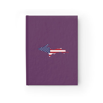 Michigan Upper Peninsula Blank Sketchbook (w/ UP USA Flag) | Plum