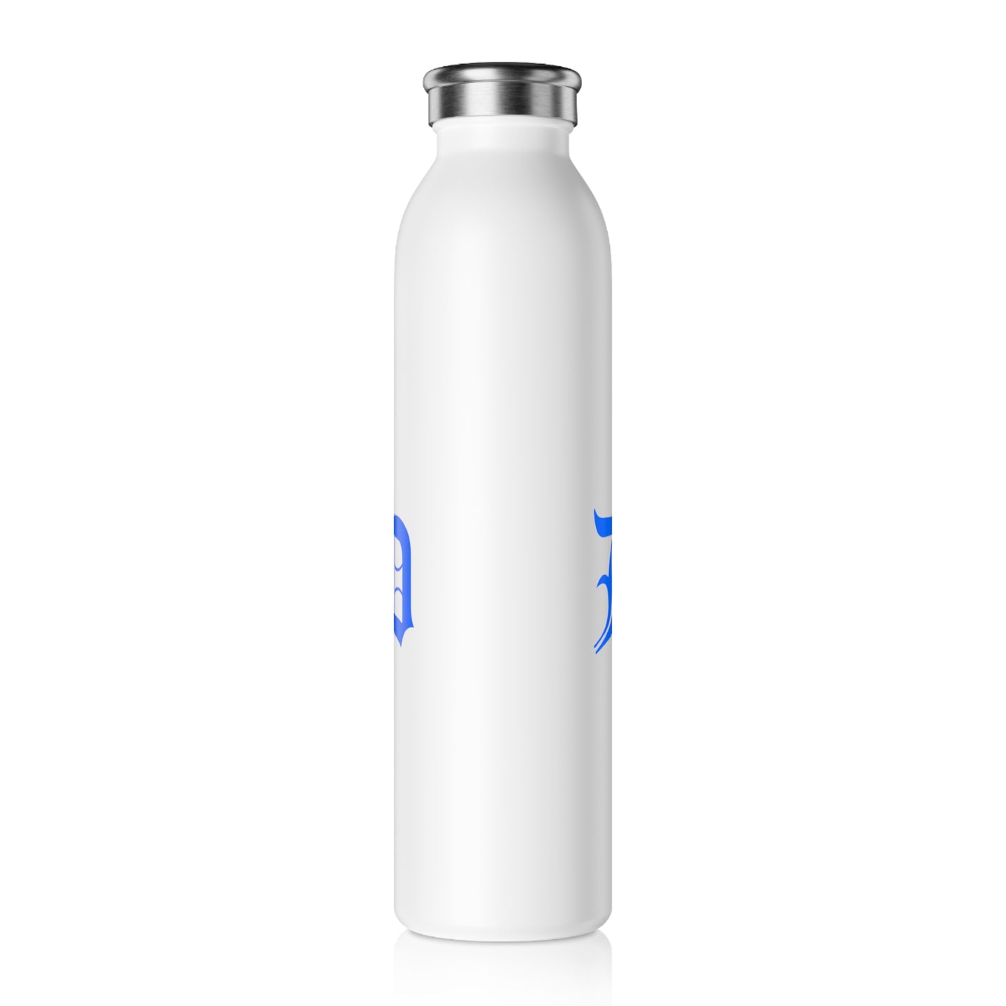 Detroit 'Old English D' Water Bottle (Motor Town Blue) | 20oz Double-Walled