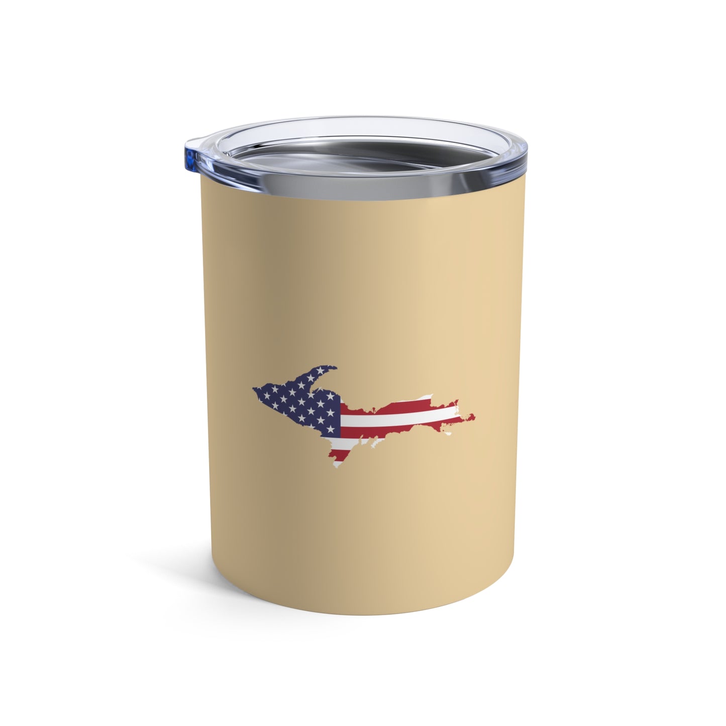 Michigan Upper Peninsula Tumbler (w/ UP USA Flag) | Maple Color - 10oz