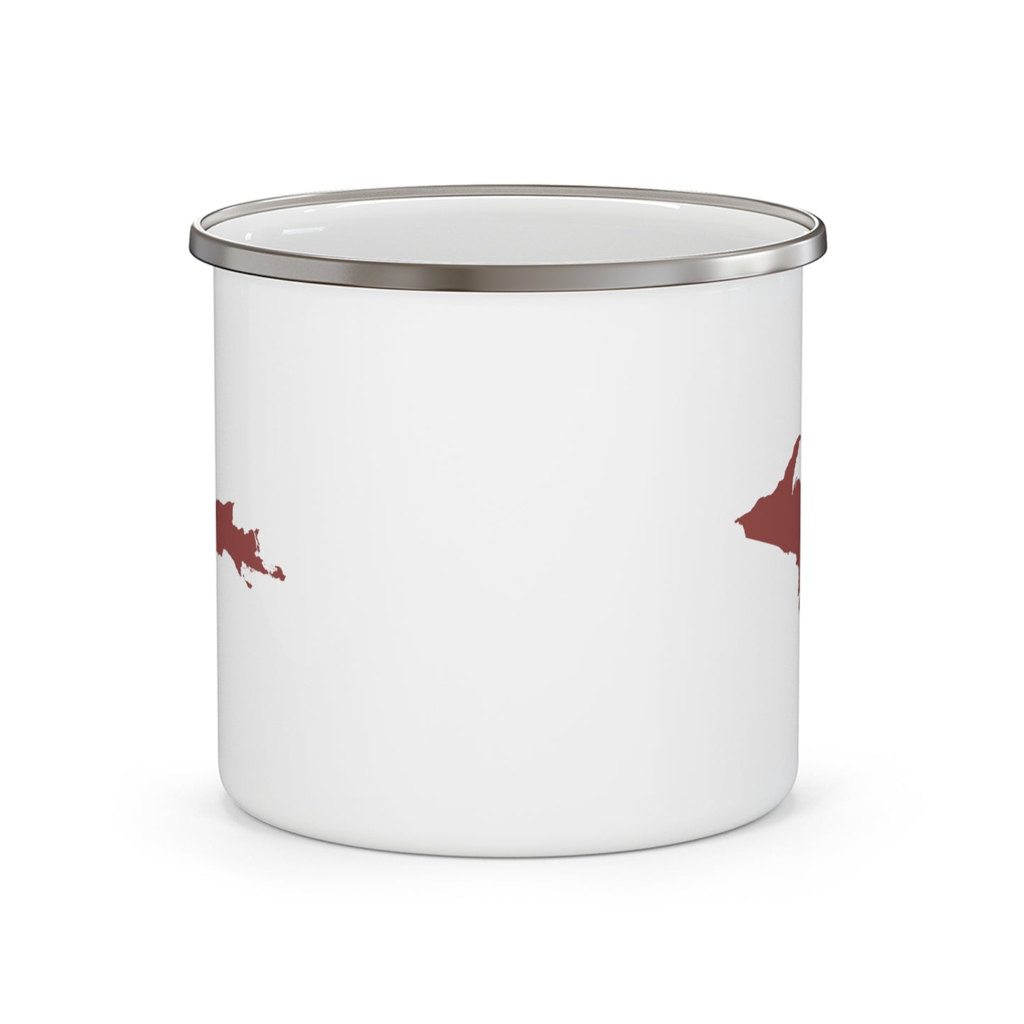 Michigan Upper Peninsula Camping Mug (Ore Dock Red Outline) | 12oz