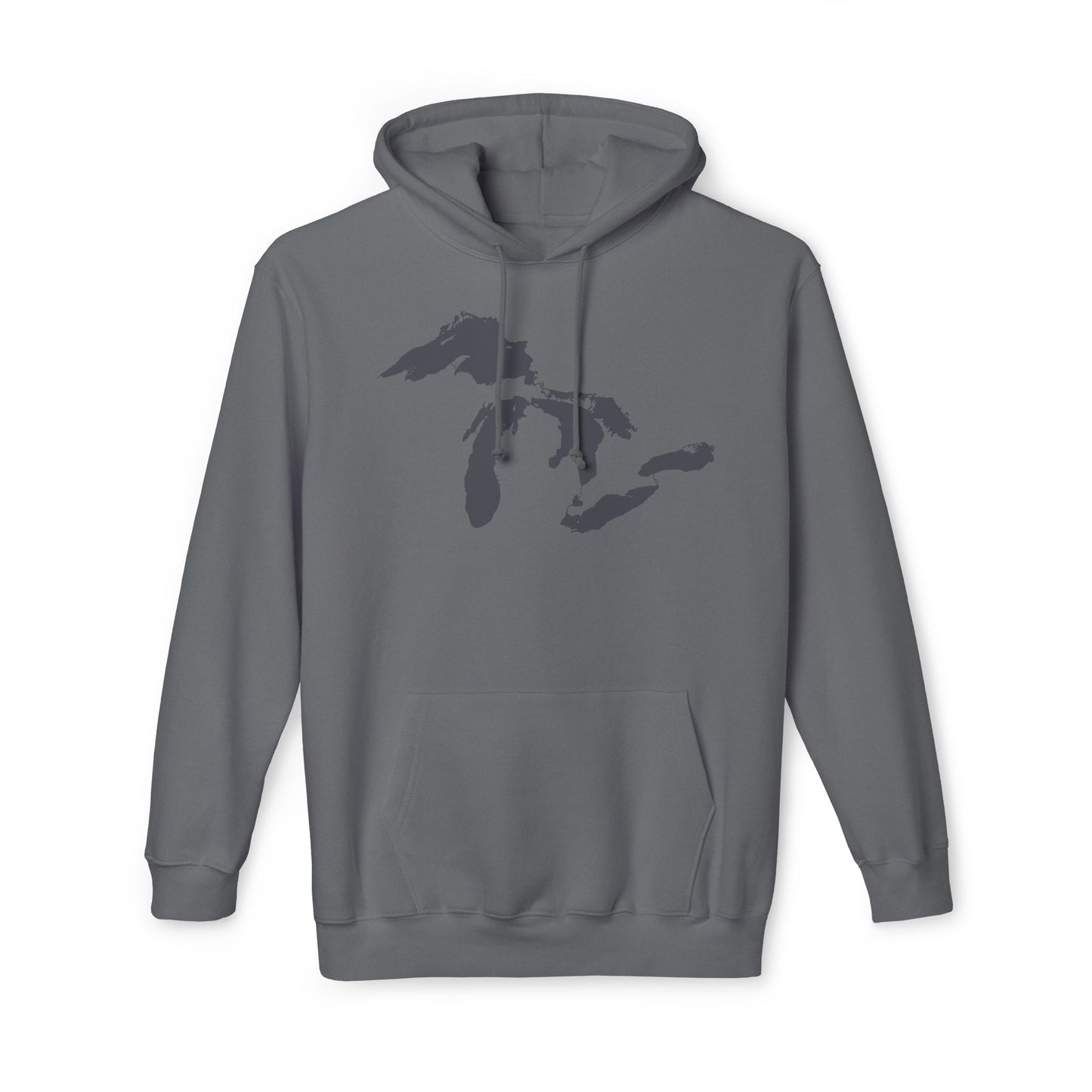 Great Lakes Ultrapremium Hoodie | Made in USA - Iron Ore Grey