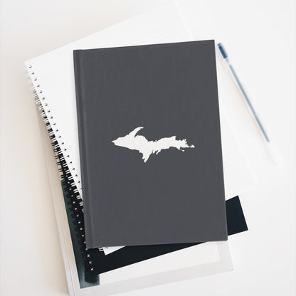 Michigan Upper Peninsula Blank Sketchbook (w/ UP Outline) | Iron Ore Grey