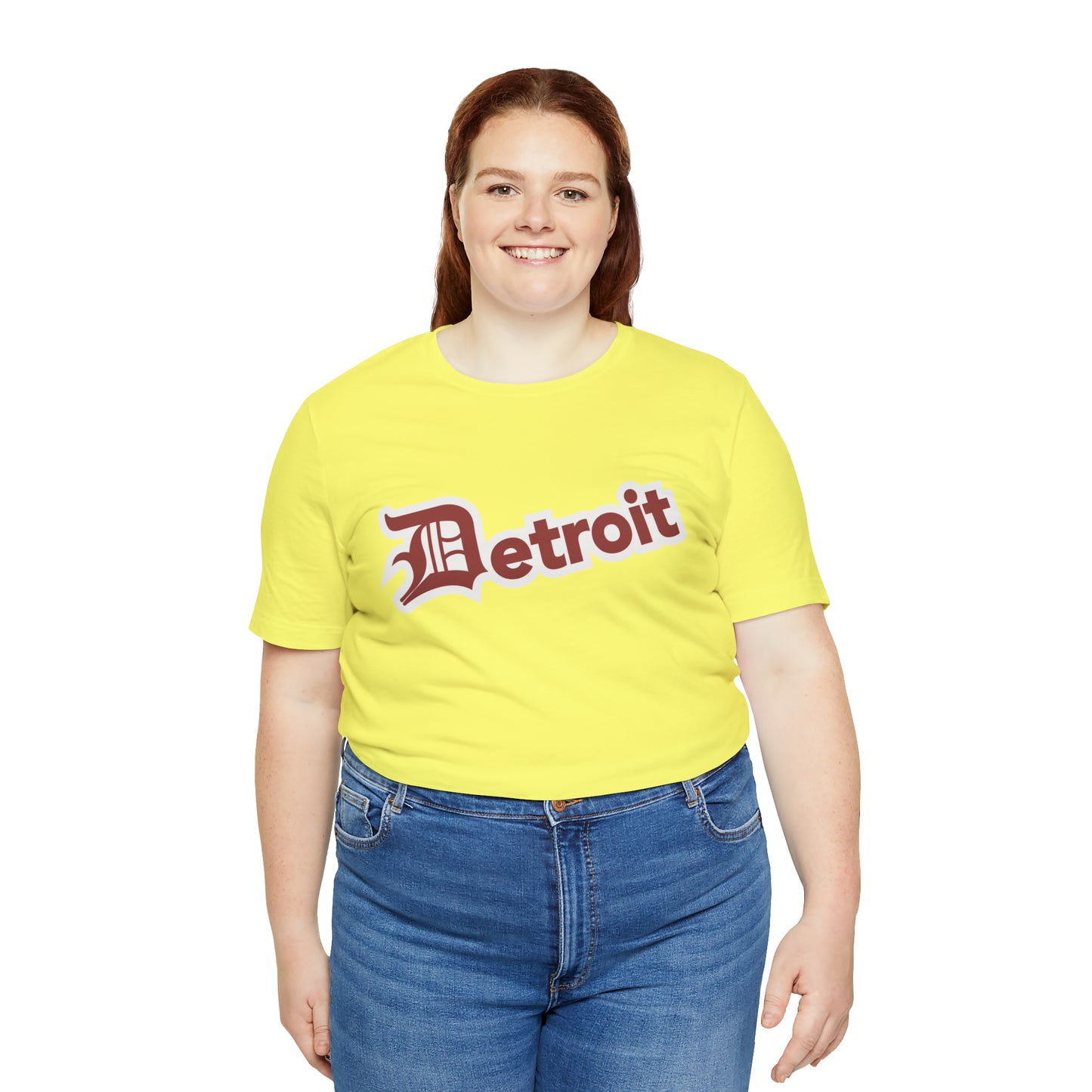 'Detroit' T-Shirt (Ore Dock Red w/ Old English 'D') | Unisex Standard