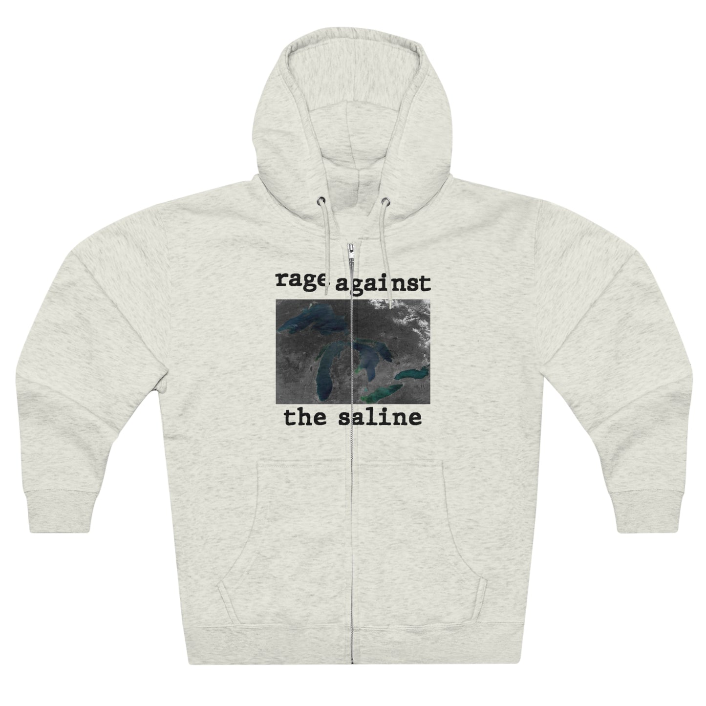 Great Lakes 'Rage Against the Saline' Hoodie | Unisex Full Zip