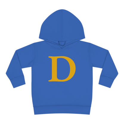 Detroit 'Old French D' Hoodie (Gold Full Body Outline) | Unisex Toddler