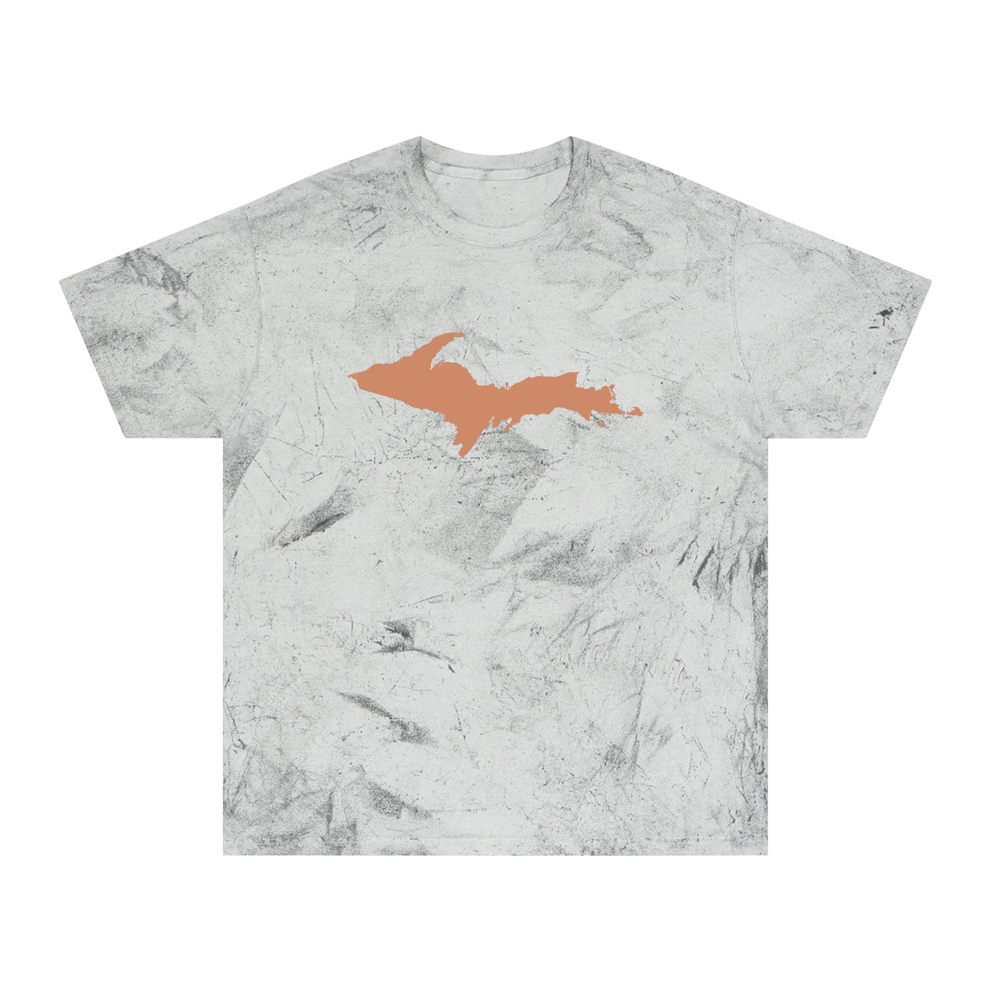 Michigan Upper Peninsula T-Shirt (w/ Copper UP Outline) | Unisex Color Blast