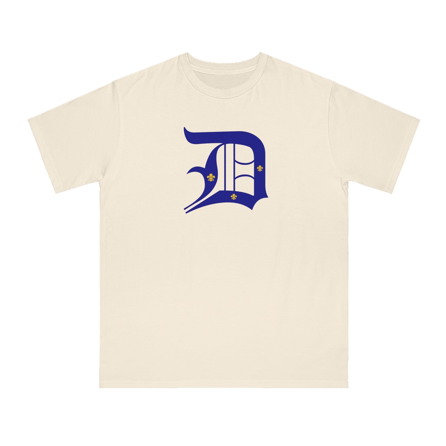 Detroit 'Old English D' T-Shirt (French Founders Edition) | Unisex Organic