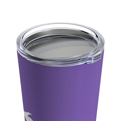 Michigan Upper Peninsula Tumbler (w/ UP Outline) | Lake Iris - 20oz