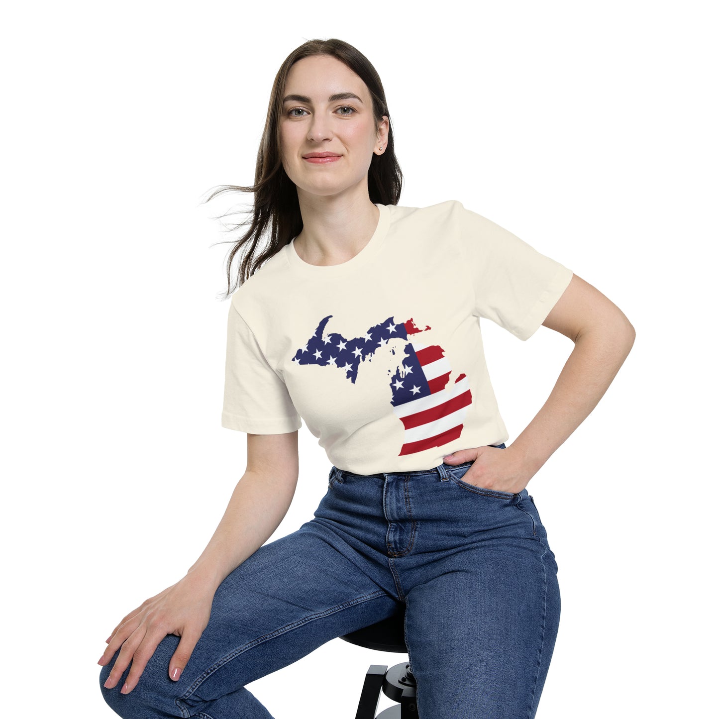 Michigan USA Flag T-Shirt | Made in USA