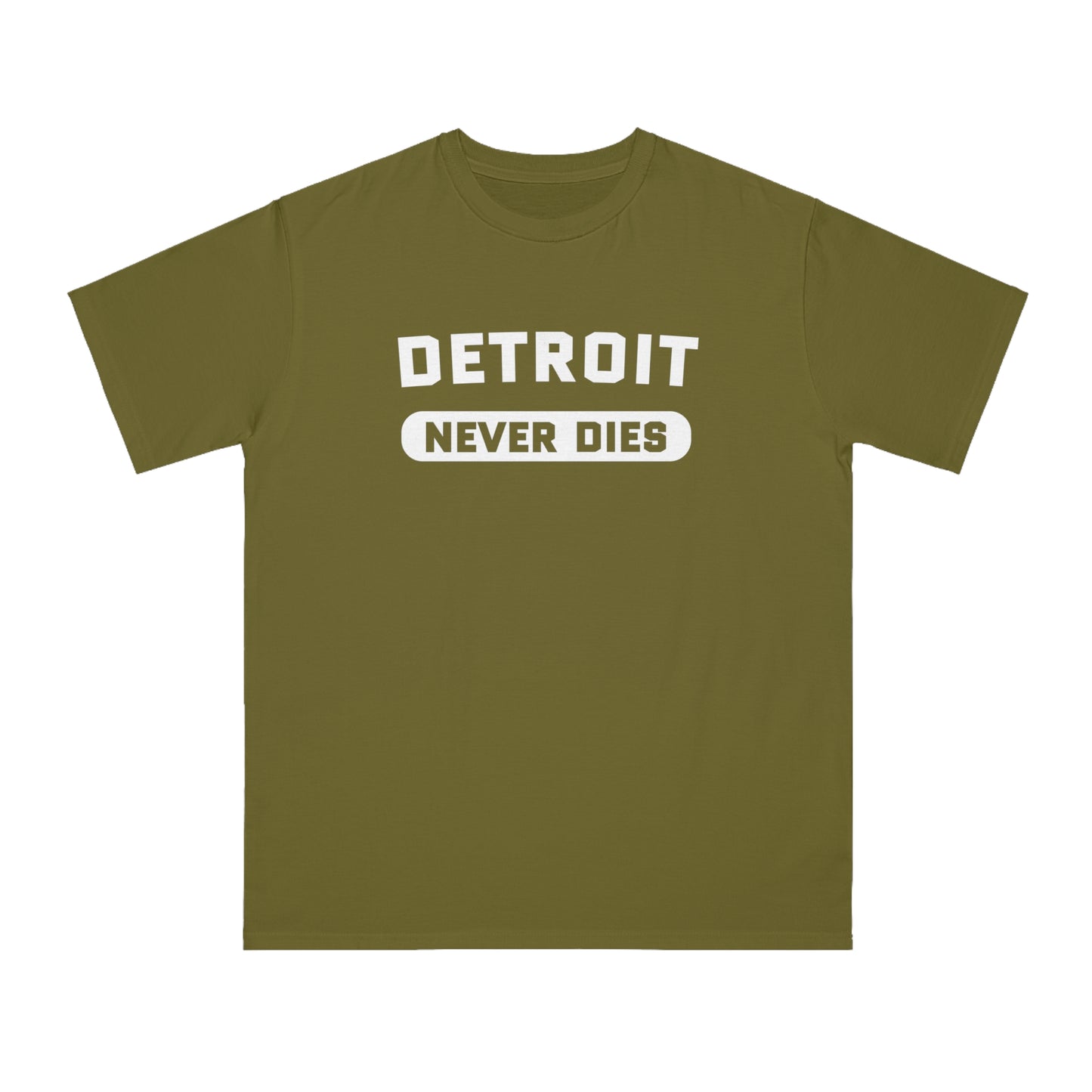 'Detroit Never Dies' T-Shirt | Unisex Organic