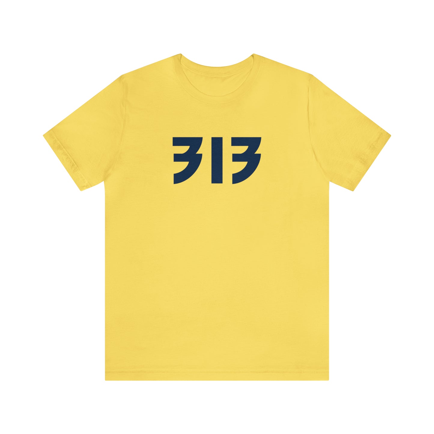 Detroit '313' T-Shirt (80s Glam Rock Font) | Unisex Standard Fit