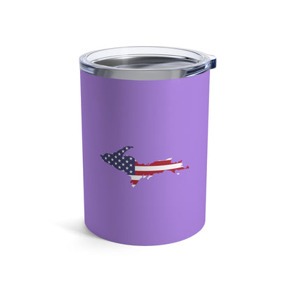 Michigan Upper Peninsula Tumbler (w/ UP USA Flag) | Lavender - 10oz