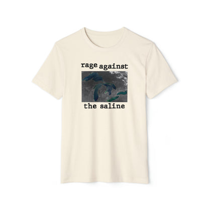 Great Lakes 'Rage Against The Saline' T-Shirt | Unisex Recycled Organic