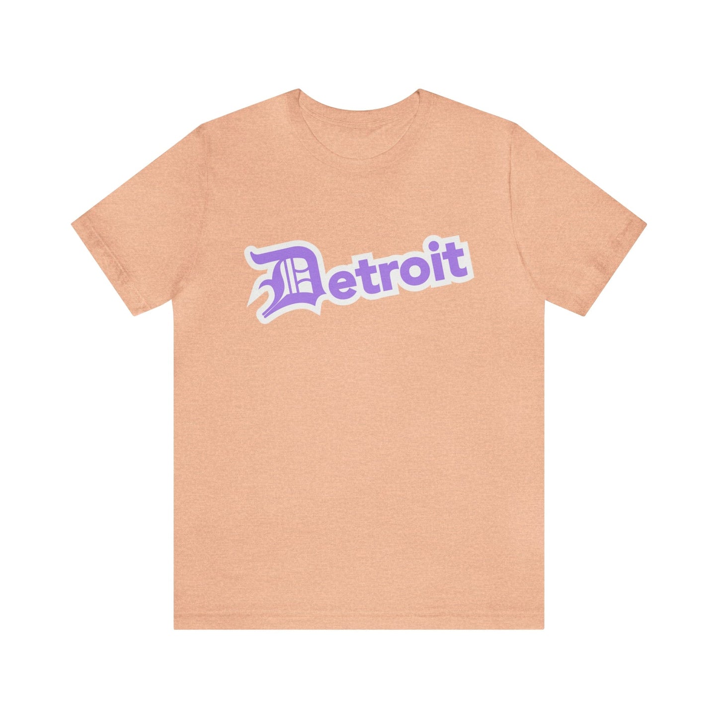 Detroit' T-Shirt (Lavender w/ Old English 'D') | Unisex Standard