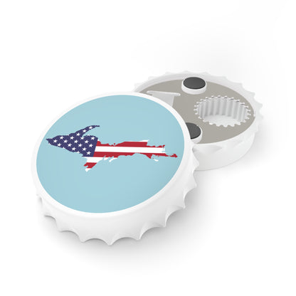 Michigan Upper Peninsula Bottle Opener (w/ UP USA Flag ) | '58 Caddie Blue