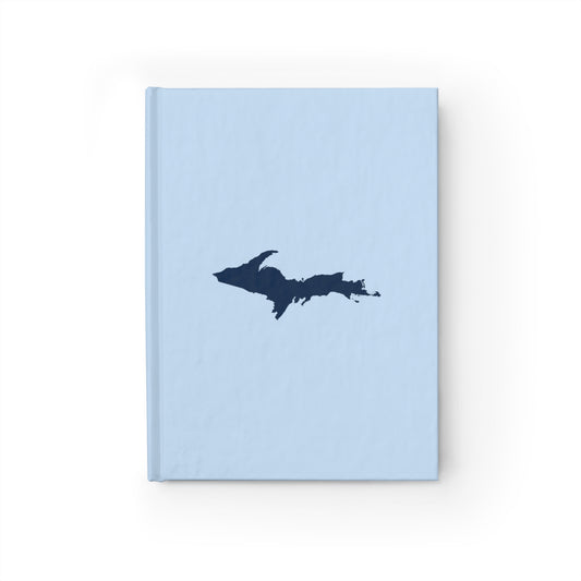 Michigan Upper Peninsula Blank Sketchbook (w/ UP Outline) | Light Blue