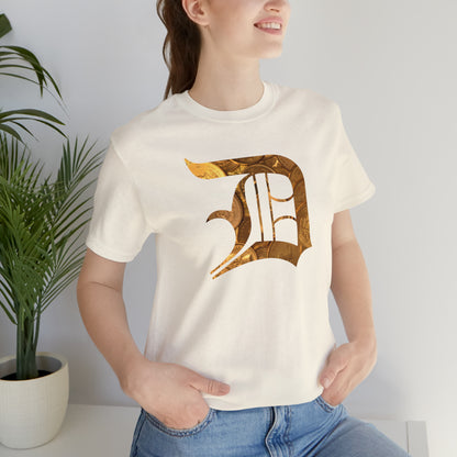 Detroit 'Old English D' T-Shirt (Gold Bullion Edition) | Unisex Standard