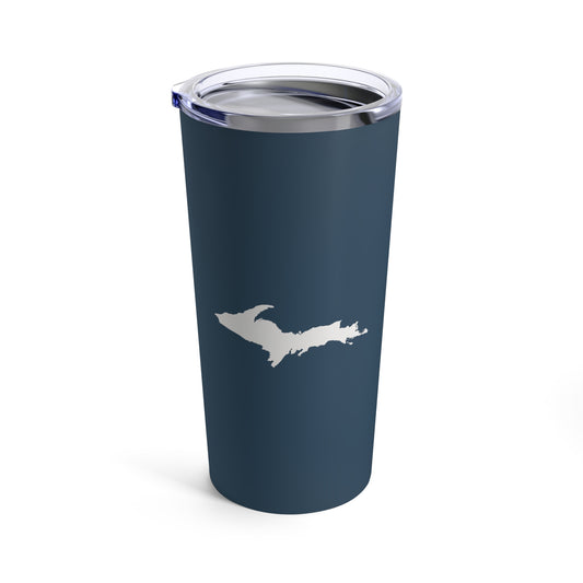 Michigan Upper Peninsula Tumbler (w/ UP Outline) | '37 Caddie Blue - 20oz