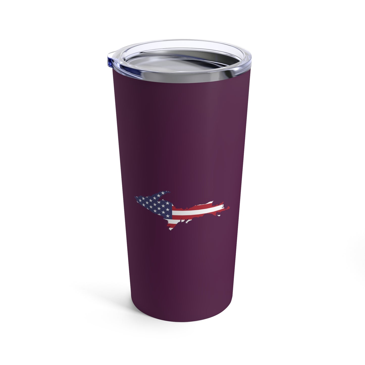 Michigan Upper Peninsula Tumbler (w/ UP USA Flag) | Tyrian Purple - 20oz